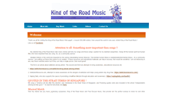 Desktop Screenshot of kingoftheroadmusic.com
