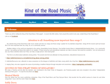 Tablet Screenshot of kingoftheroadmusic.com